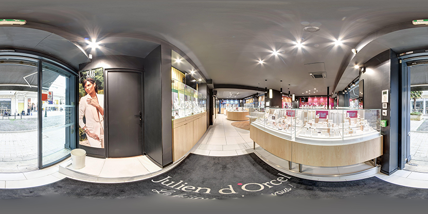 Visite virtuelle 360 de Bijouterie Frot - Julien d'Orcel a Rochefort - Webvisite