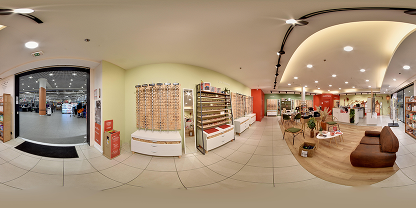 Visite virtuelle 360° de Lissac Opticien et Audioprothésiste Harly - Saint-Quentin à Harly – Opticien – Webvisite