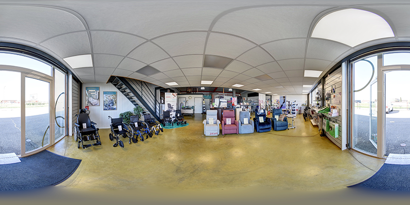 Visite virtuelle 360° de Cap Vital Sante à Carbonne – Magasin de matériel médical – Webvisite