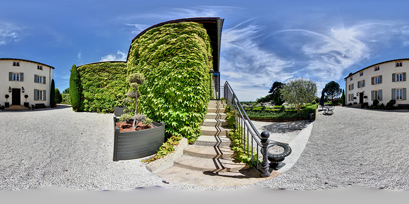Visite virtuelle 360 de Domaine Morgon La Javernière à Villié-Morgon – Salle de réception – Webvisite
