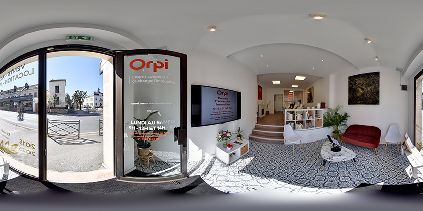 Visite virtuelle 360° de Orpi Conseil Transaction Immobilier - Auvers-sur-Oise à Auvers-sur-Oise – Agence immobilière – Webvisite