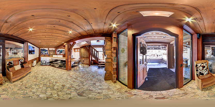 Visite virtuelle 360° de Agence Athérac - Location à La Clusaz – Agence immobilière – Webvisite