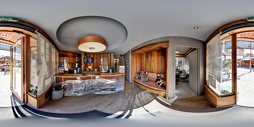 Visite virtuelle 360° de Agence Athérac - Syndic à La Clusaz – Agence immobilière – Webvisite