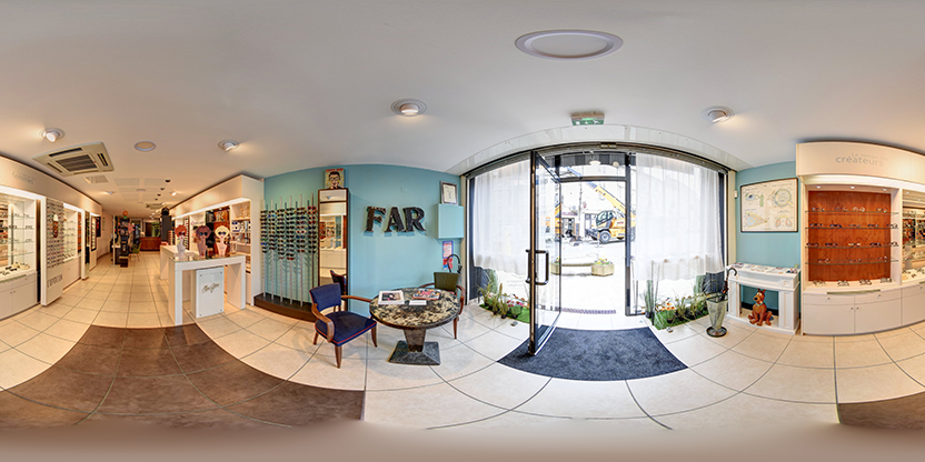 Visite virtuelle 360° de L-Opticien à Condom – Opticien – Webvisite