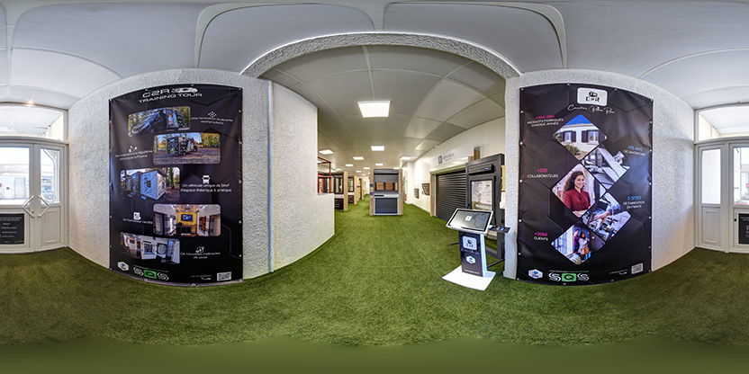 Visite virtuelle 360° de C2R Menuiserie à Miramont-de-Guyenne – Menuisier – Webvisite