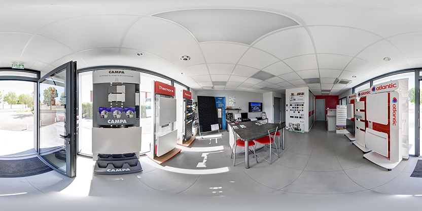 Visite virtuelle 360° de Bulteau Securelec à Le Fenouiller – Entreprise de construction – Webvisite