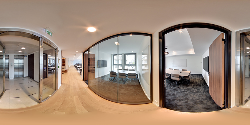 Visite virtuelle 360° de Deskeo George V à Paris – Espace de coworking – Webvisite