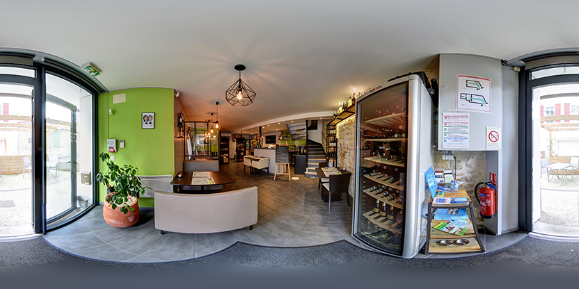 Visite virtuelle 360° de Restaurant un filo d'olio à Saujon – Restaurant – Webvisite