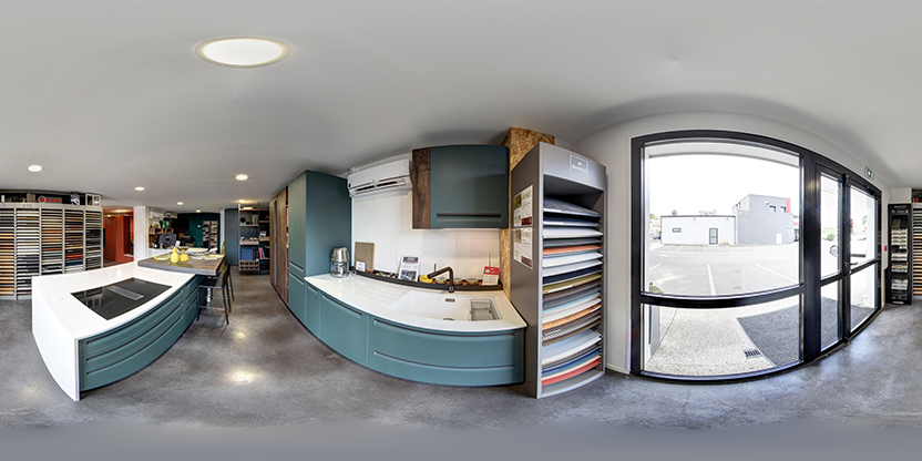 Visite virtuelle 360° de Astelle Cuisines à Breuillet – Cuisiniste – Webvisite