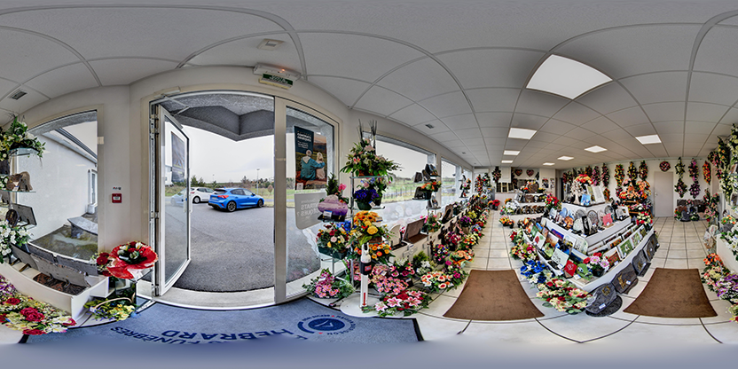 Visite virtuelle 360° de Pompes Funèbres Hebrard à Saint-Flour – Pompes funèbres – Webvisite