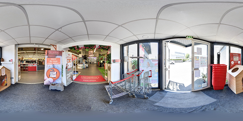 Visite virtuelle 360° de Terranimo - Aurillac à Aurillac – Jardinerie – Webvisite