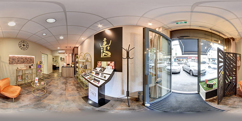 Visite virtuelle 360° de O Cocon Institut à Figeac – Institut de beauté – Webvisite