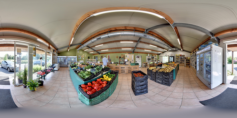 Visite virtuelle 360° de Aux 4 Vents Ferme Cueillette à Sailly-lez-Lannoy – Fleuriste – Webvisite