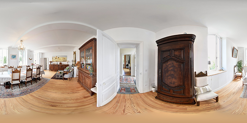 Visite virtuelle 360° de Domaine De Lassaubatju à Hontanx – Gîte – Webvisite