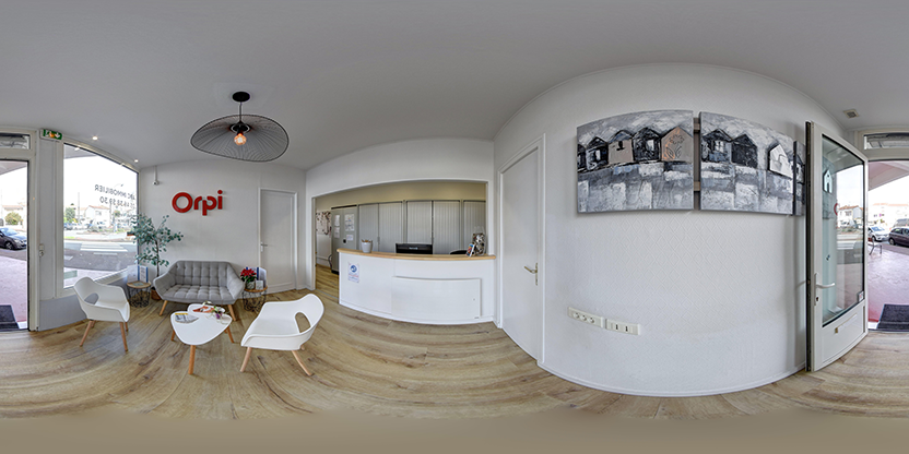 Visite virtuelle 360° de Orpi ABC Immobilier Royan à Royan – Agence immobilière – Webvisite