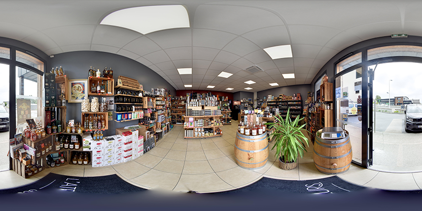 Visite virtuelle 360° de L'atelier Des Saveurs à Gouville-sur-Mer – Épicerie fine – Webvisite