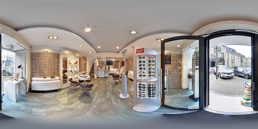 Visite virtuelle 360° de Optique Codet à Avranches – Opticien – Webvisite