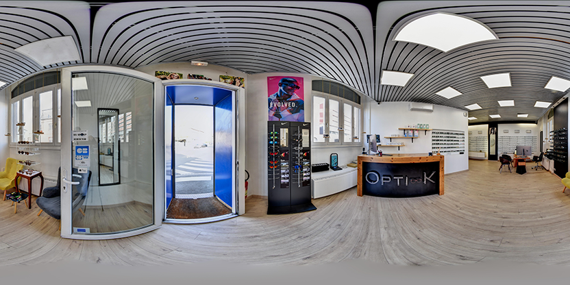 Visite virtuelle 360° de Opti-k à Colmar – Opticien – Webvisite