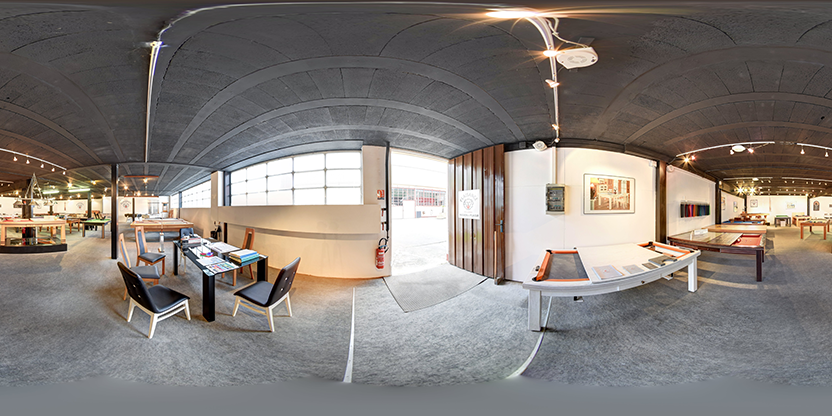 Visite virtuelle 360° de Billards de France - Billard table convertible- showroom Gers à Plaisance – Magasin de jeux – Webvisite