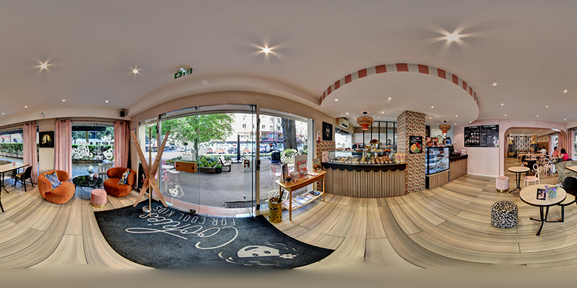 Visite virtuelle 360° de Emilie And The Cool Kids - Aix-les-Bains à Aix-les-Bains – Salon de thé – Webvisite