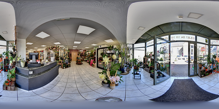 Visite virtuelle 360° de Aux Floralys - L'Hôpital à L'Hôpital – Fleuriste – Webvisite
