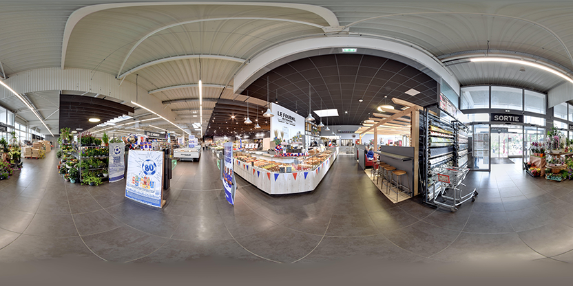 Visite virtuelle 360° de Intermarche Super Sarreguemines à Sarreguemines – Supermarché – Webvisite