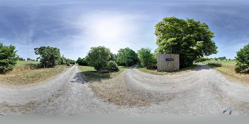 Visite virtuelle 360° de Le Petit Camping La Chagnée à Saint-Aubin-le-Cloud – Camping – Webvisite