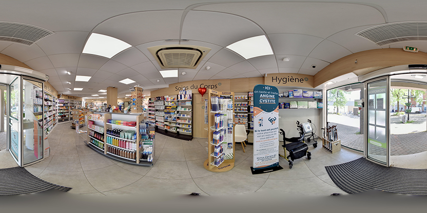 Visite virtuelle 360° de Pharmacie Gambetta à Saint-Étienne-du-Rouvray – Pharmacie – Webvisite