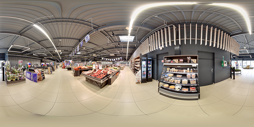 Visite virtuelle 360° de Intermarché Puttelange Aux Lacs à Puttelange-aux-Lacs – Supermarché – Webvisite