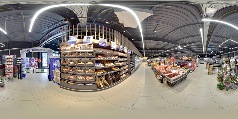 Visite virtuelle 360° de Intermarché Diebling à Diebling – Supermarché – Webvisite