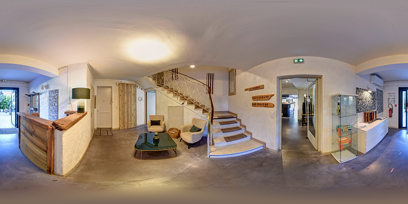 Visite virtuelle 360° de Hôtel Côte et Lac à Biscarrosse – Hôtel – Webvisite