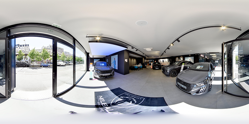 Visite virtuelle 360° de Peugeot Neubauer Paris 15 Grenelle à Paris – Concessionnaire automobile – Webvisite