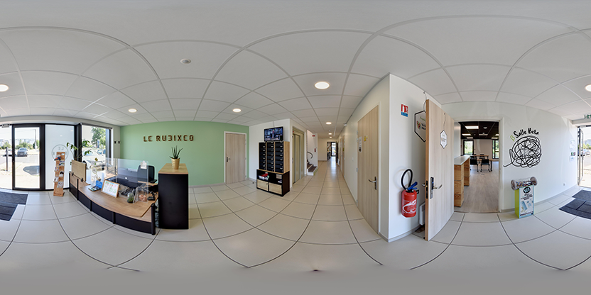 Visite virtuelle 360° de Le Rubixco à Montlouis-sur-Loire – Espace de coworking – Webvisite