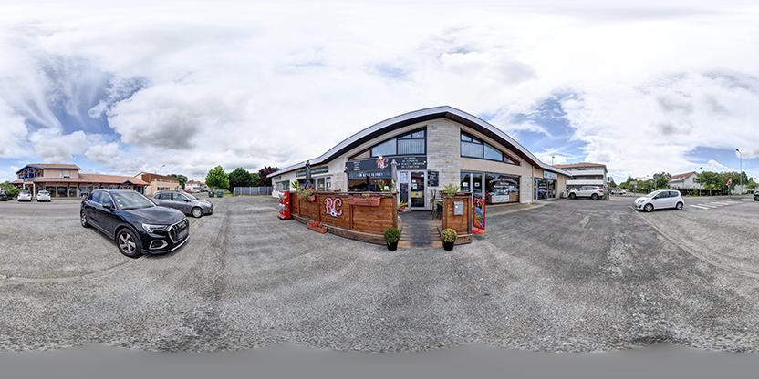 Visite virtuelle 360° de B et C à Mimizan – Restauration rapide – Webvisite