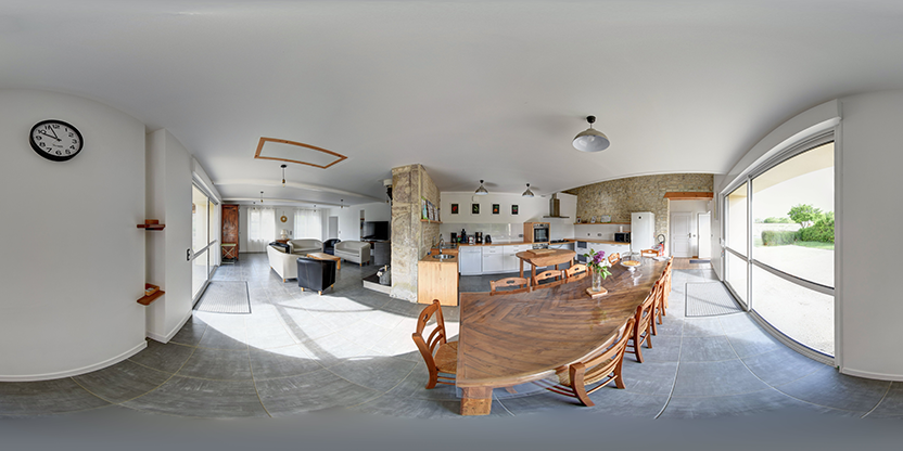Visite virtuelle 360° de Le Fournil à Surgères – Gîte – Webvisite