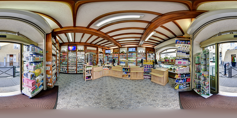 Visite virtuelle 360° de Pharmacie de l'Horloge - Sisteron à Sisteron – Pharmacie – Webvisite