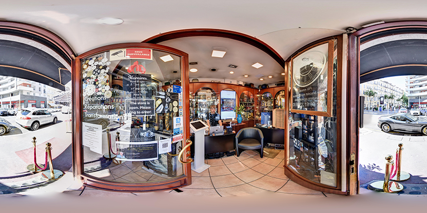 Visite virtuelle 360° de Crescendo Horlogerie et Bijouterie à Nice – Bijouterie – Webvisite