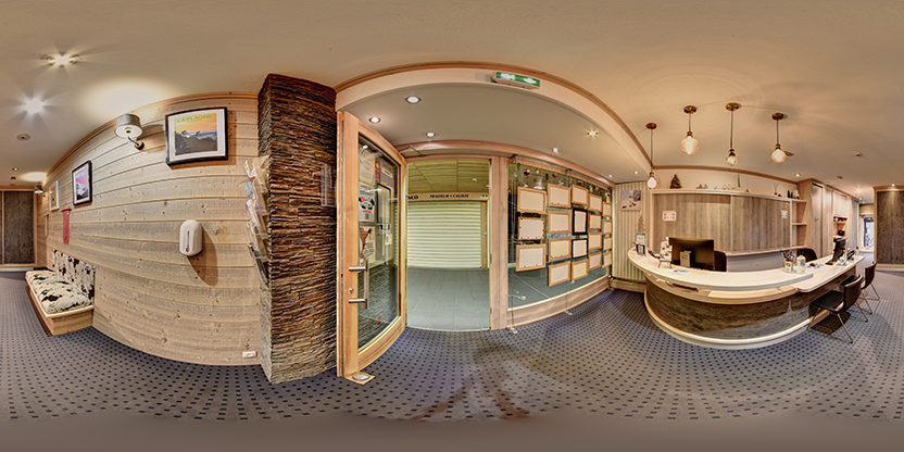 Visite virtuelle 360° de Alp Agence à La Plagne Tarentaise – Agence immobilière – Webvisite