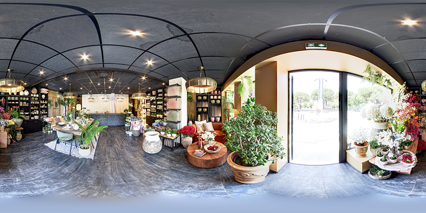 Visite virtuelle 360° de Chez LM à Royan – Fleuriste – Webvisite