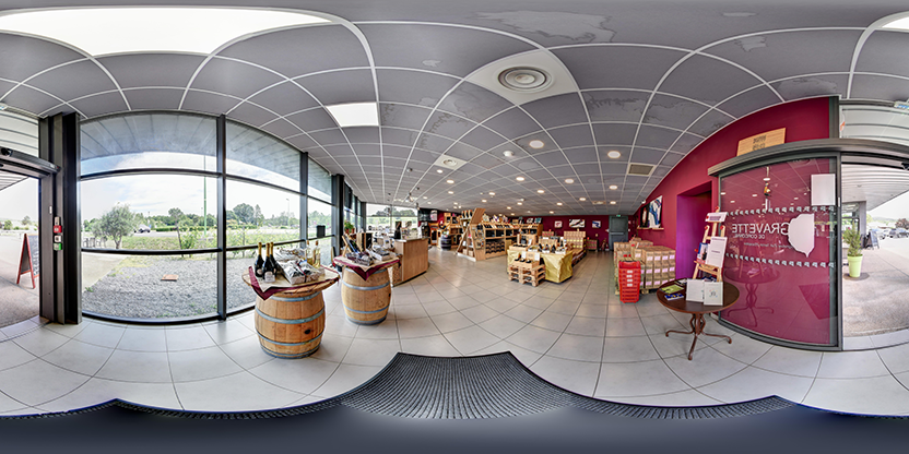 Visite virtuelle 360° de Les Vignerons de la Gravette à Saint-Martin-de-Londres – Caviste – Webvisite