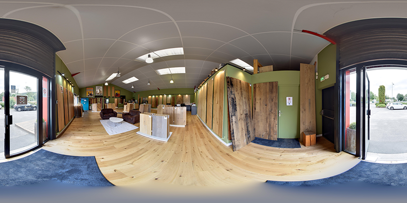 Visite virtuelle 360° de Parquet Baratte à Rouen – Menuisier – Webvisite
