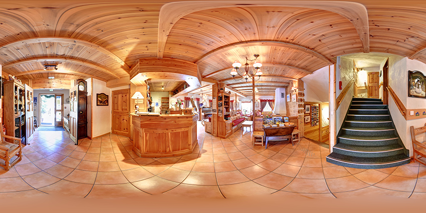 Visite virtuelle 360° de Le Chalet d'en Hô à Névache – Hôtel – Webvisite