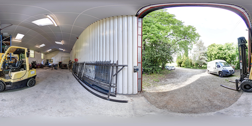 Visite virtuelle 360° de Smg Métallerie à Guimps – Menuisier – Webvisite
