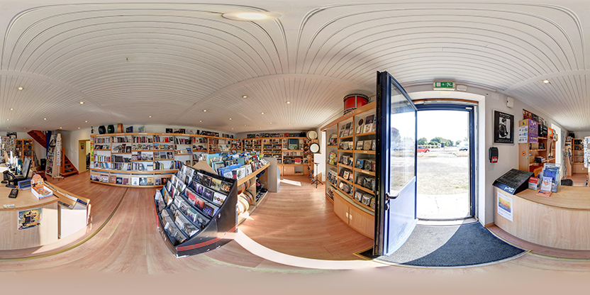 Visite virtuelle 360 de Ti Ar Sonerien à Concarneau – Magasin d'instruments de musique – Webvisite