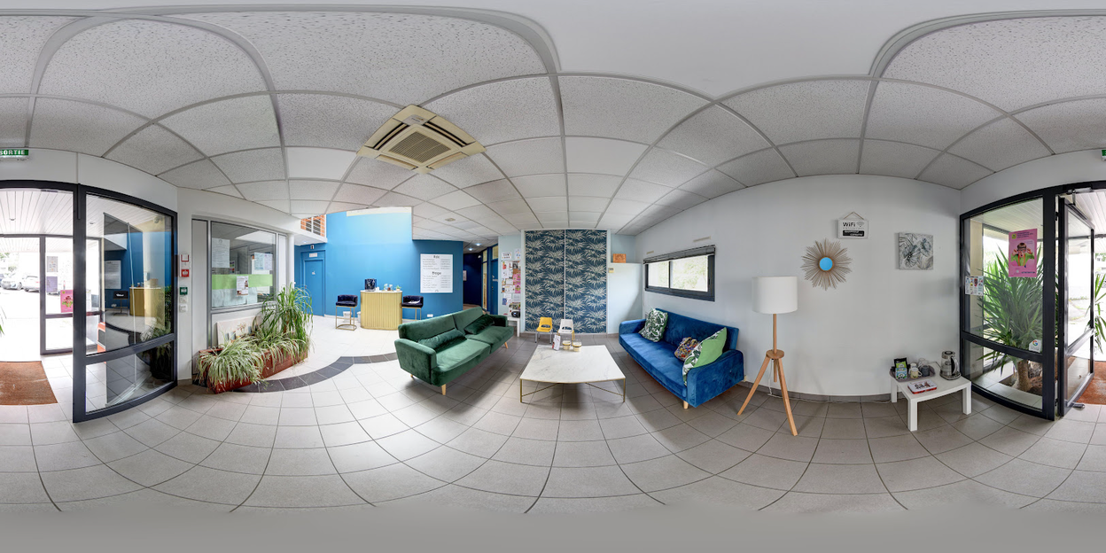 Visite virtuelle 360 de Coworking - The Coworkshop Saint Grégoire a Saint-Grégoire en Bretagne - Webvisite