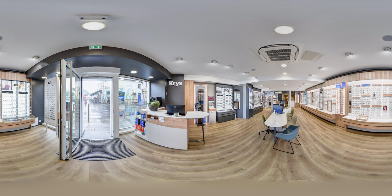 Visite virtuelle 360 de Opticien Pessac - Pasteur - Krys a Pessac - Webvisite