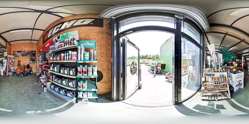 Visite virtuelle 360° de Passions Verte à Bas-en-Basset – Magasin de bricolage – Webvisite