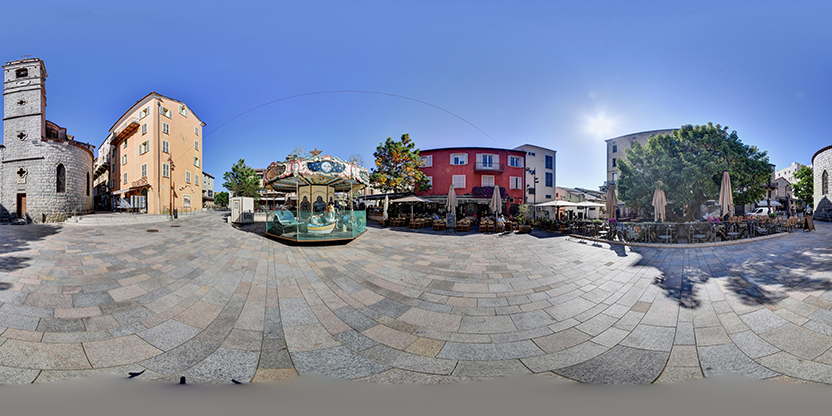 Visite virtuelle 360° de Le Glacier de la Place à Porto-Vecchio – Restaurant – Webvisite