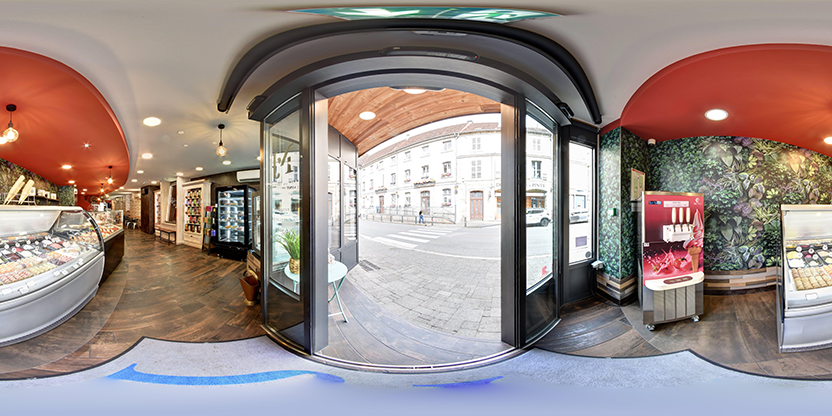 Visite virtuelle 360° de Pâtisserie Mattieu Jacoulot - Arbois à Arbois – Boulangerie – Webvisite