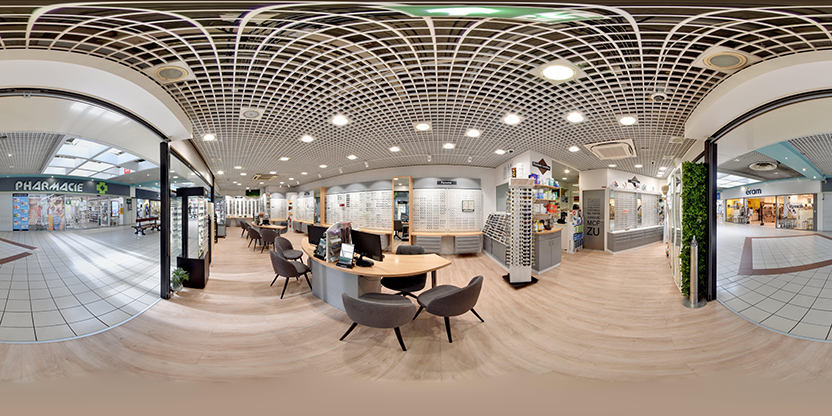 Visite virtuelle 360° de ClairOptic à Soisy-sous-Montmorency – Opticien – Webvisite